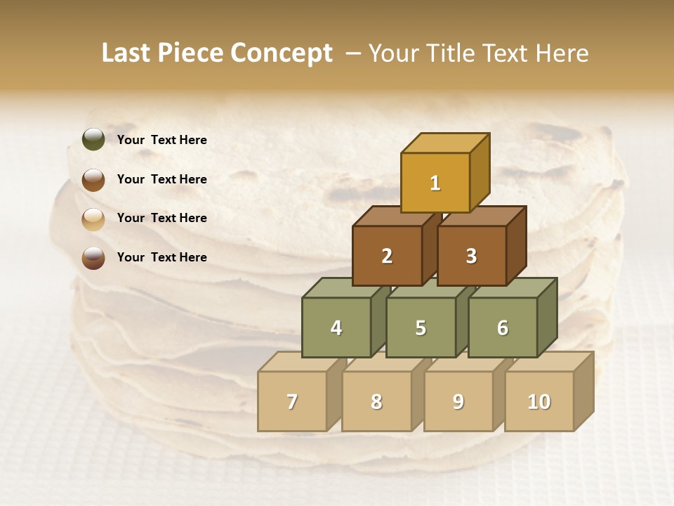 Bread Corn White PowerPoint Template
