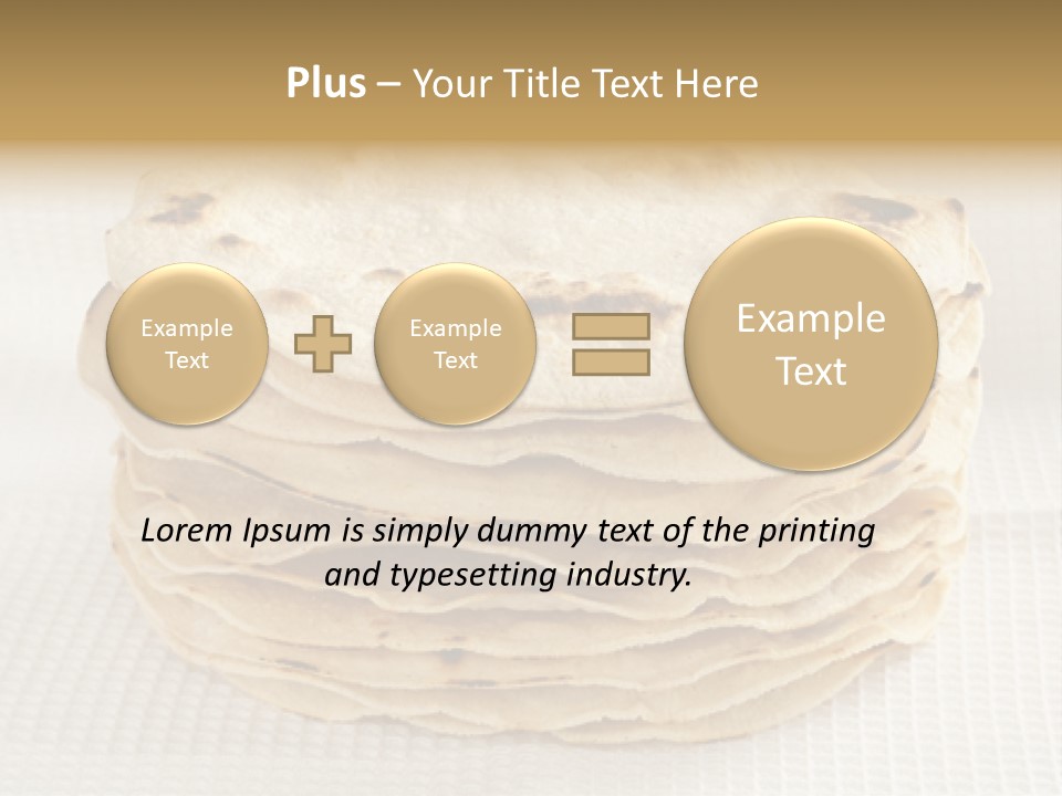 Bread Corn White PowerPoint Template