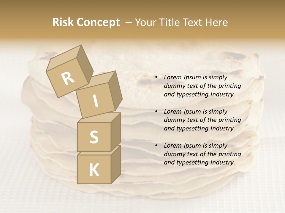 Bread Corn White PowerPoint Template