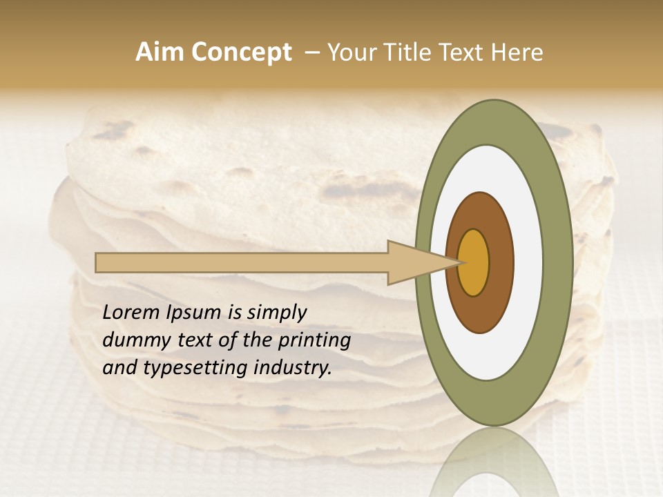 Bread Corn White PowerPoint Template