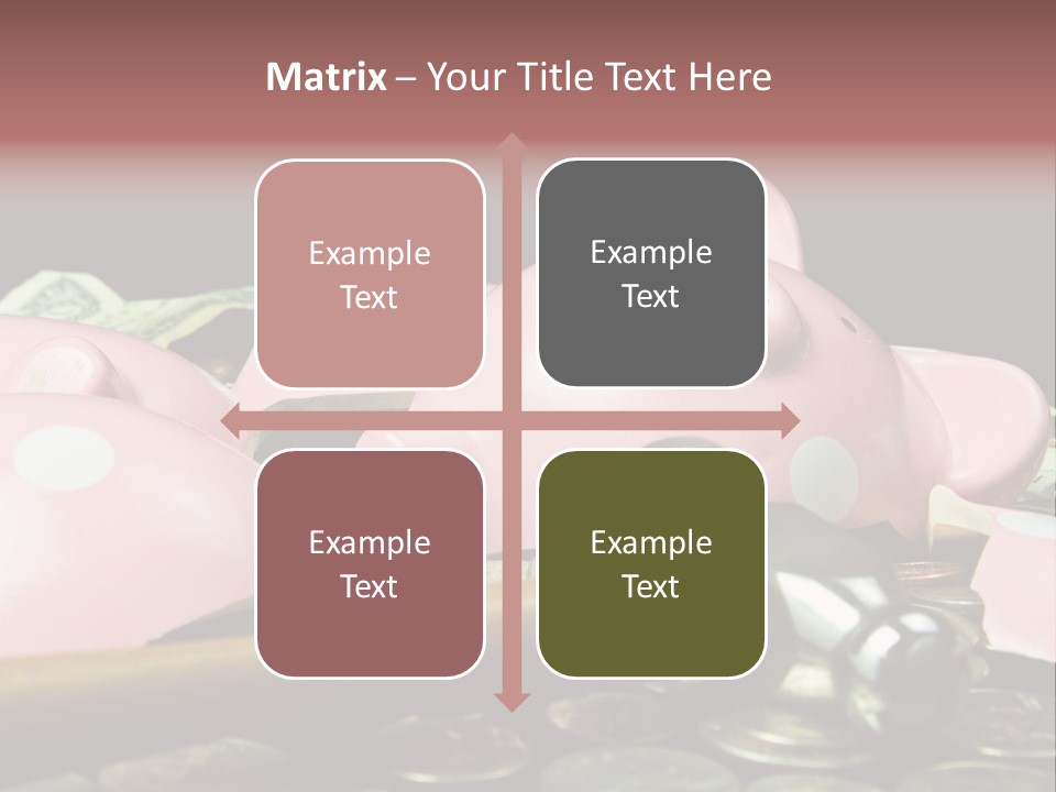 Bills Dollars Pennies PowerPoint Template