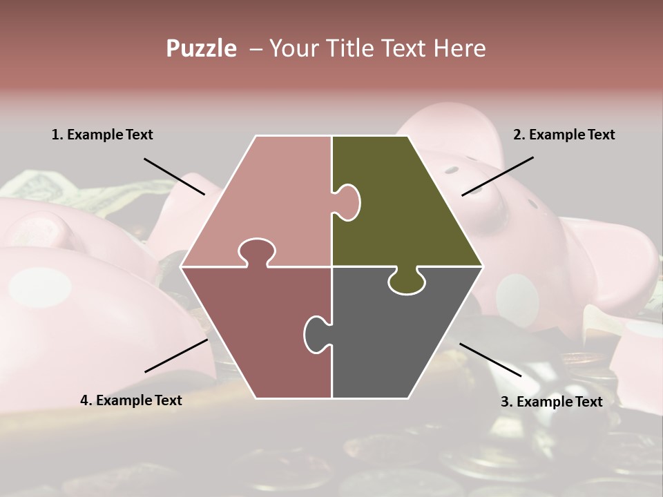 Bills Dollars Pennies PowerPoint Template