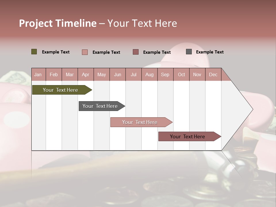 Bills Dollars Pennies PowerPoint Template