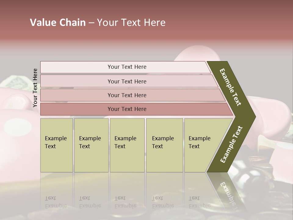 Bills Dollars Pennies PowerPoint Template
