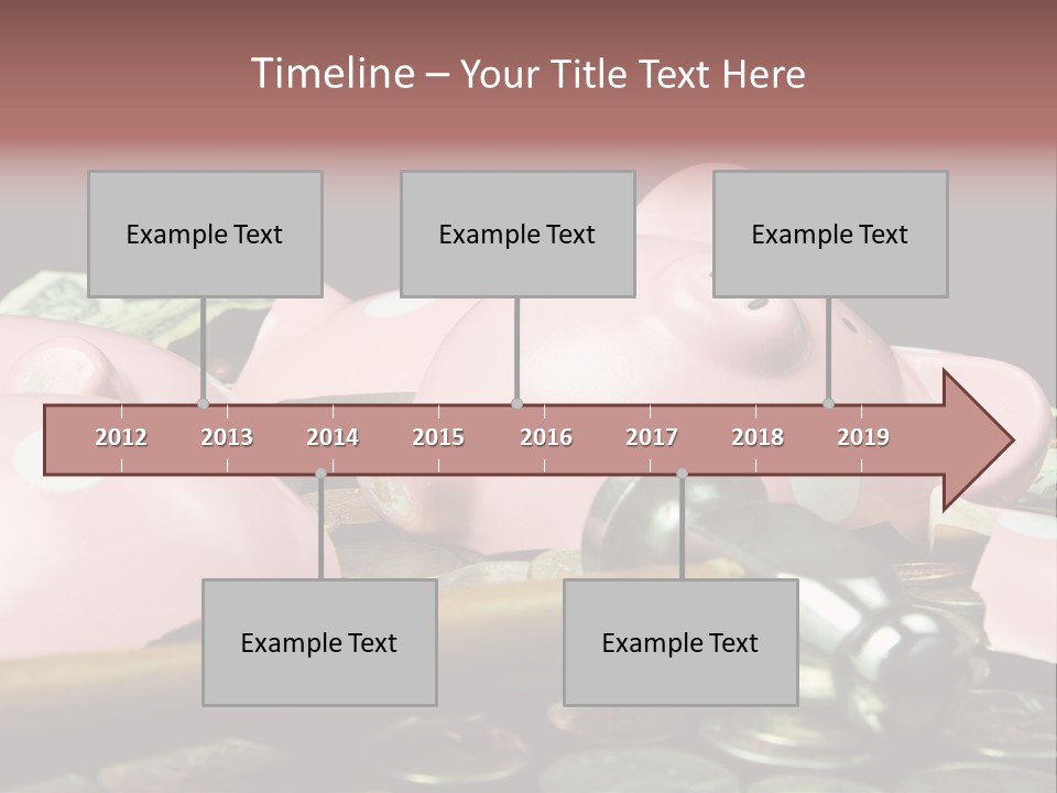 Bills Dollars Pennies PowerPoint Template
