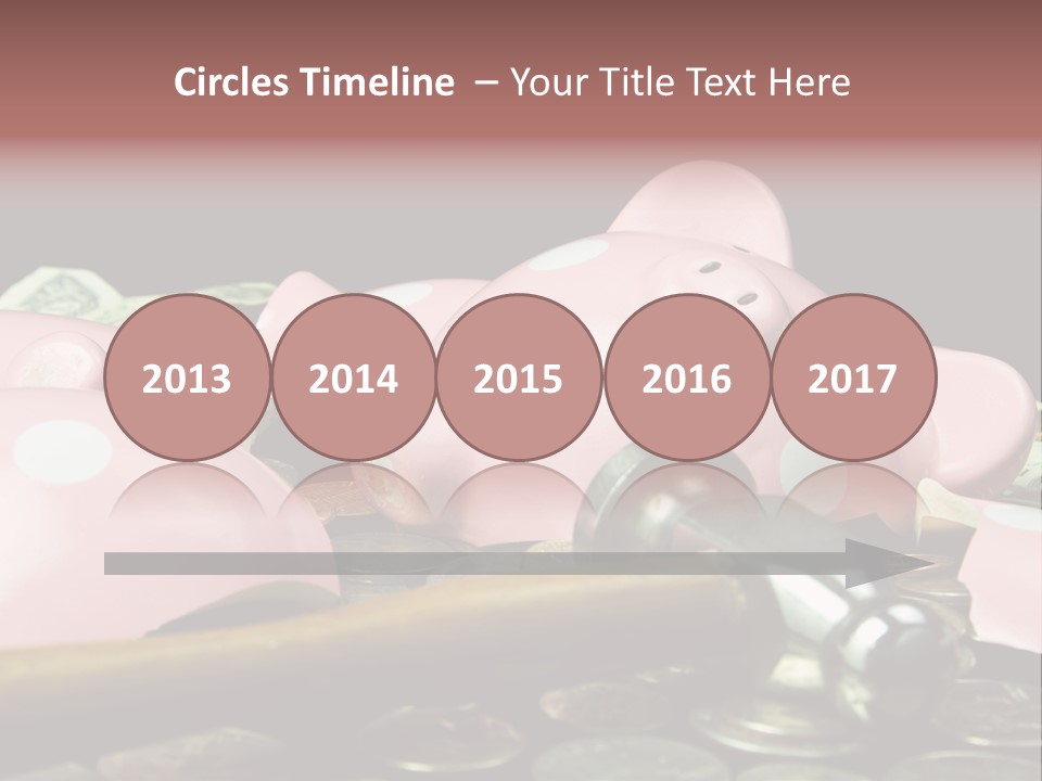 Bills Dollars Pennies PowerPoint Template