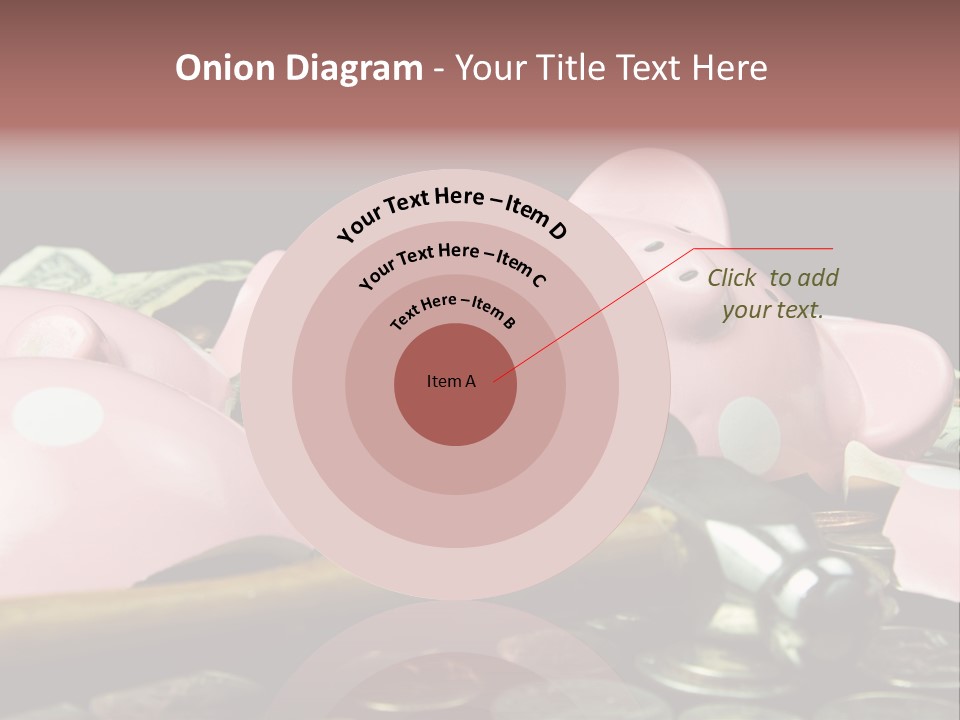 Bills Dollars Pennies PowerPoint Template