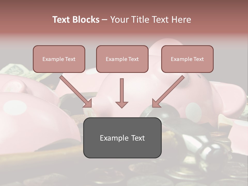 Bills Dollars Pennies PowerPoint Template