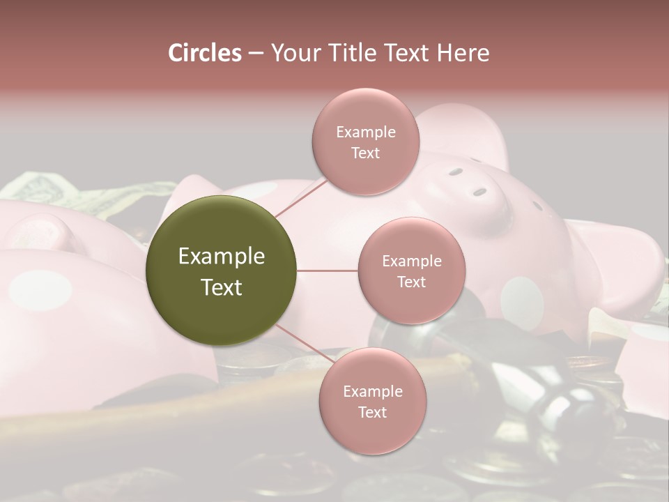 Bills Dollars Pennies PowerPoint Template