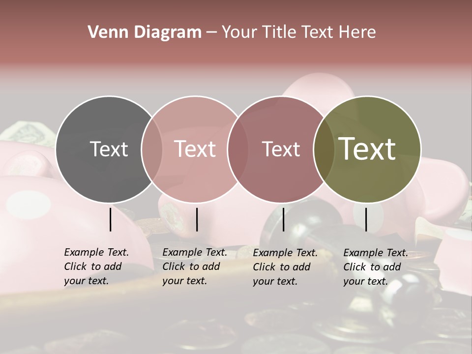 Bills Dollars Pennies PowerPoint Template