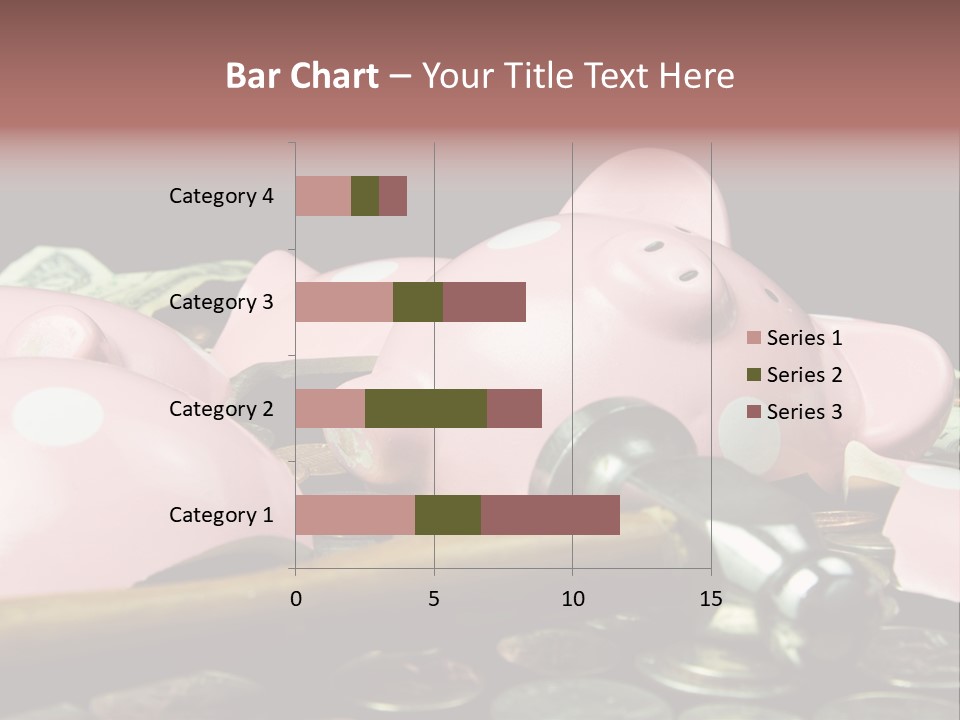 Bills Dollars Pennies PowerPoint Template
