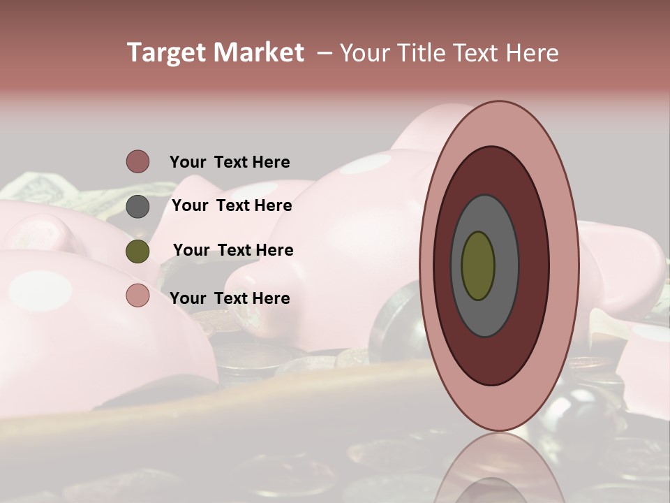 Bills Dollars Pennies PowerPoint Template