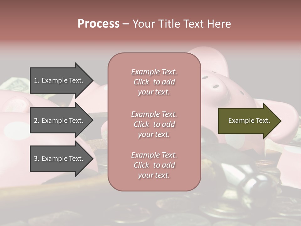 Bills Dollars Pennies PowerPoint Template