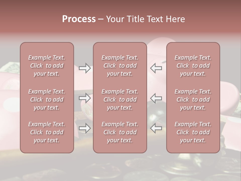 Bills Dollars Pennies PowerPoint Template
