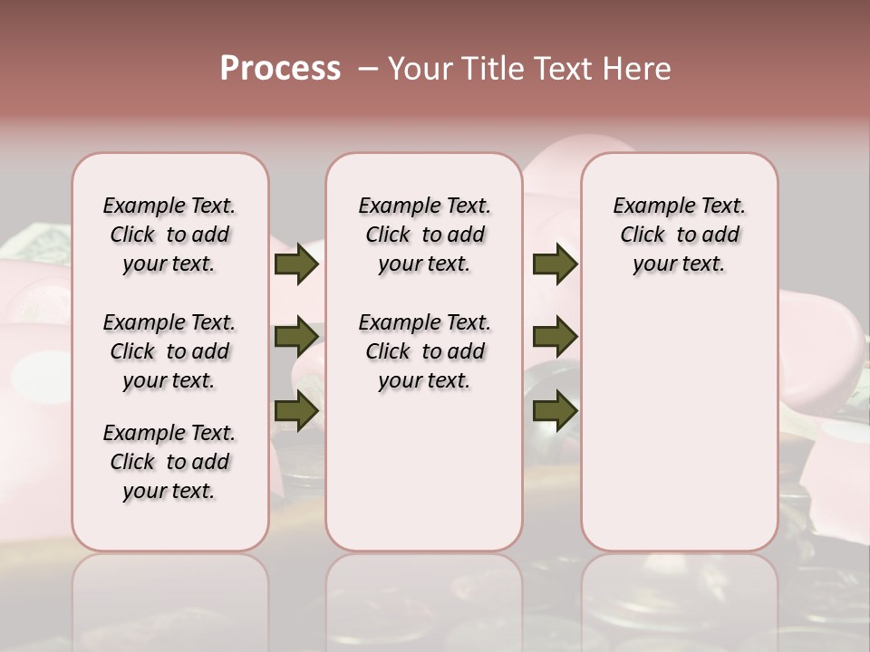 Bills Dollars Pennies PowerPoint Template