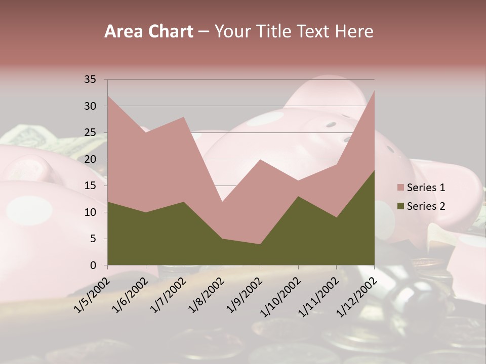 Bills Dollars Pennies PowerPoint Template