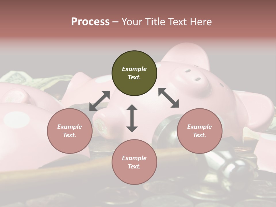 Bills Dollars Pennies PowerPoint Template