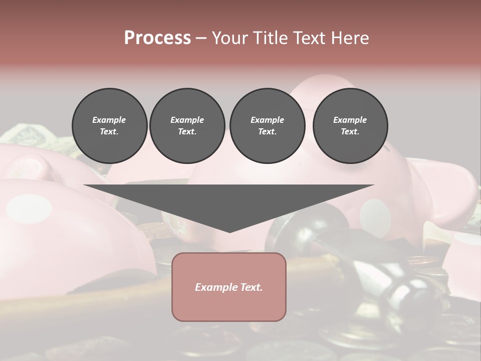 Bills Dollars Pennies PowerPoint Template