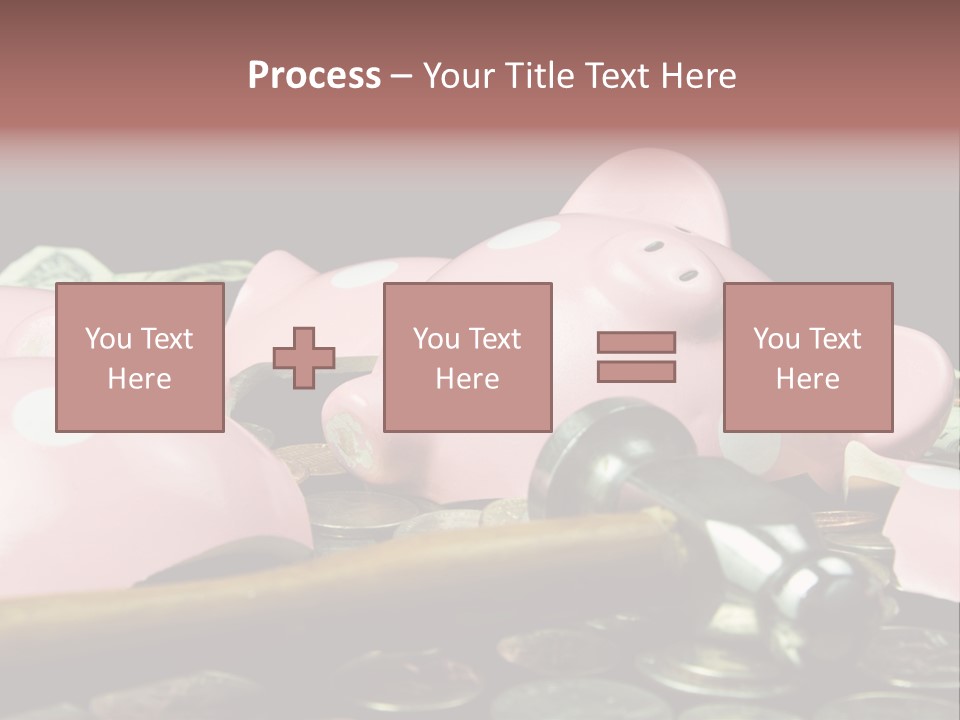 Bills Dollars Pennies PowerPoint Template