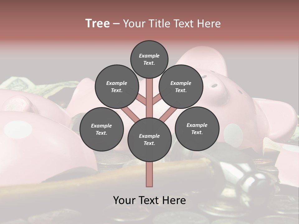 Bills Dollars Pennies PowerPoint Template