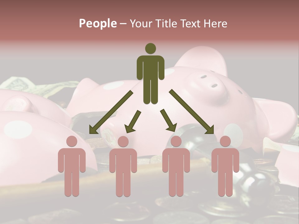 Bills Dollars Pennies PowerPoint Template