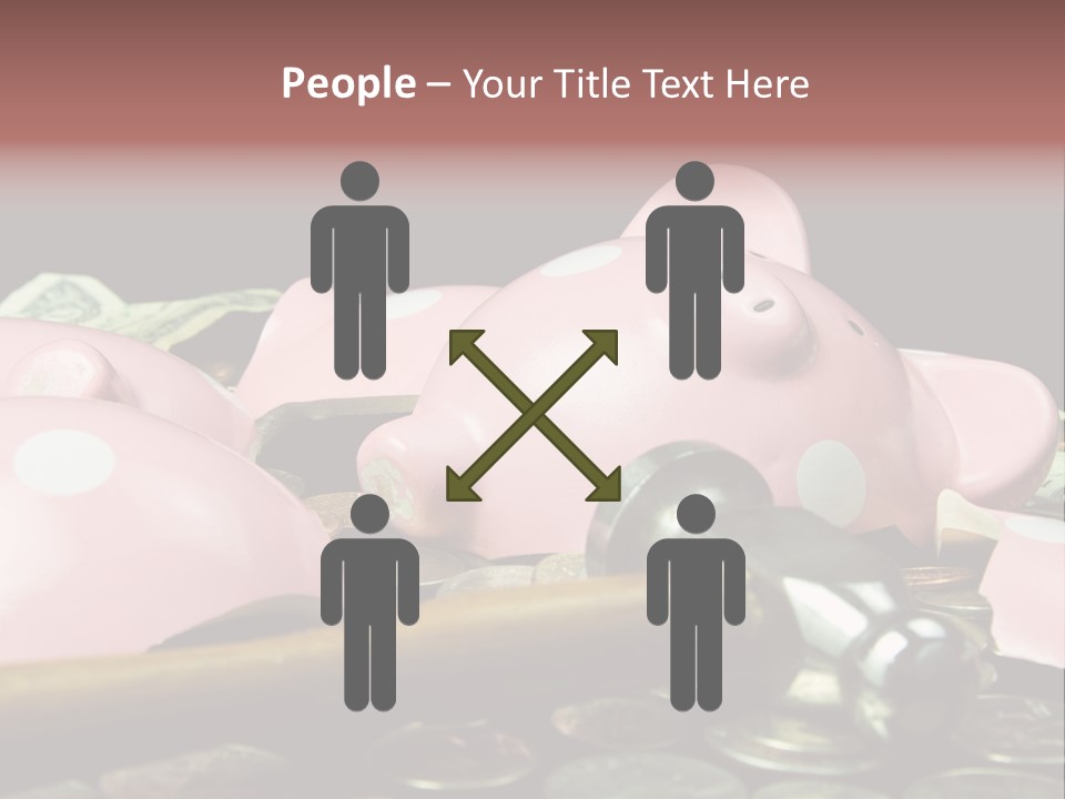 Bills Dollars Pennies PowerPoint Template