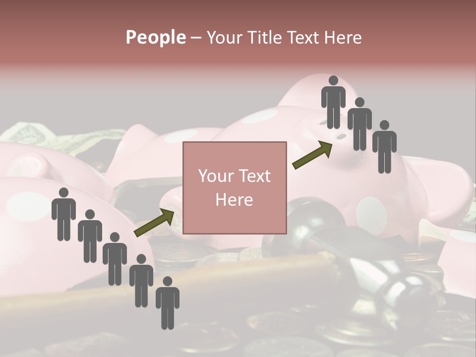 Bills Dollars Pennies PowerPoint Template