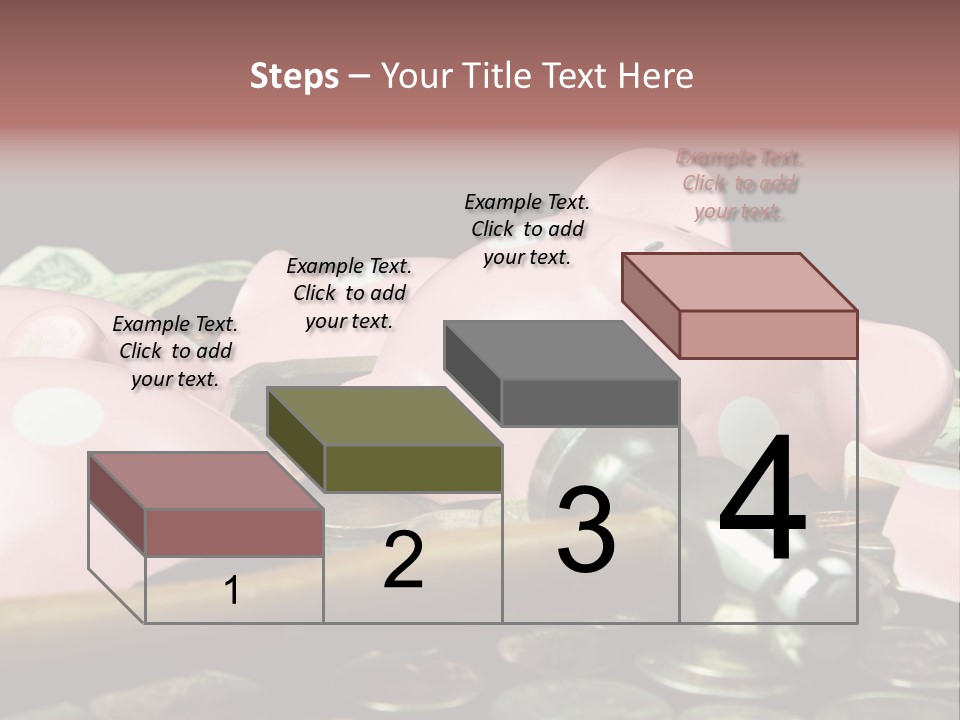 Bills Dollars Pennies PowerPoint Template