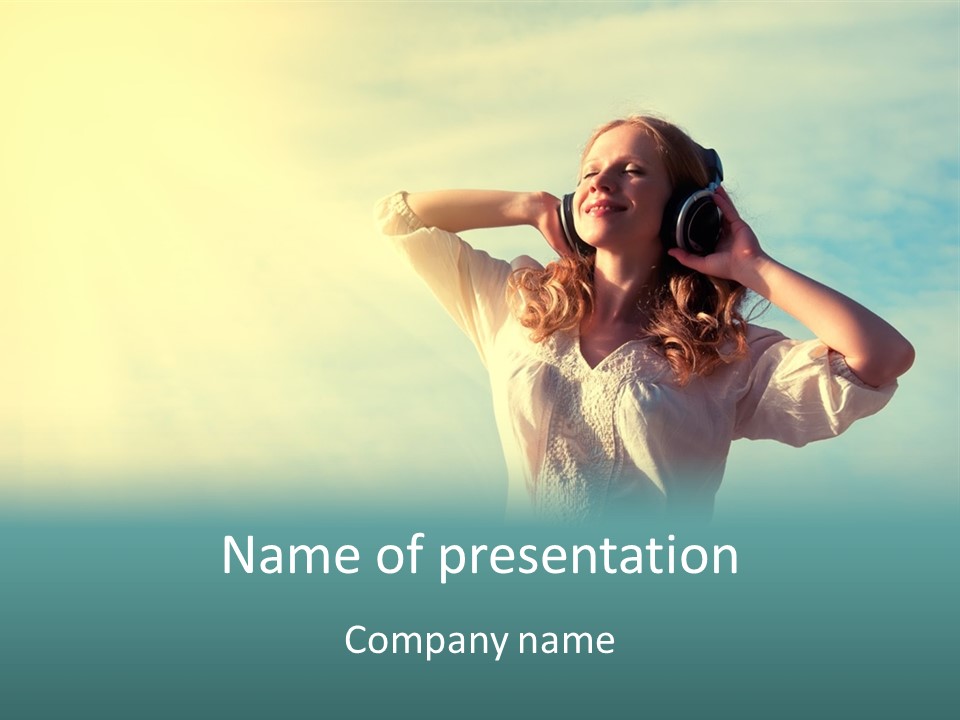 Joy Leisure Music PowerPoint Template