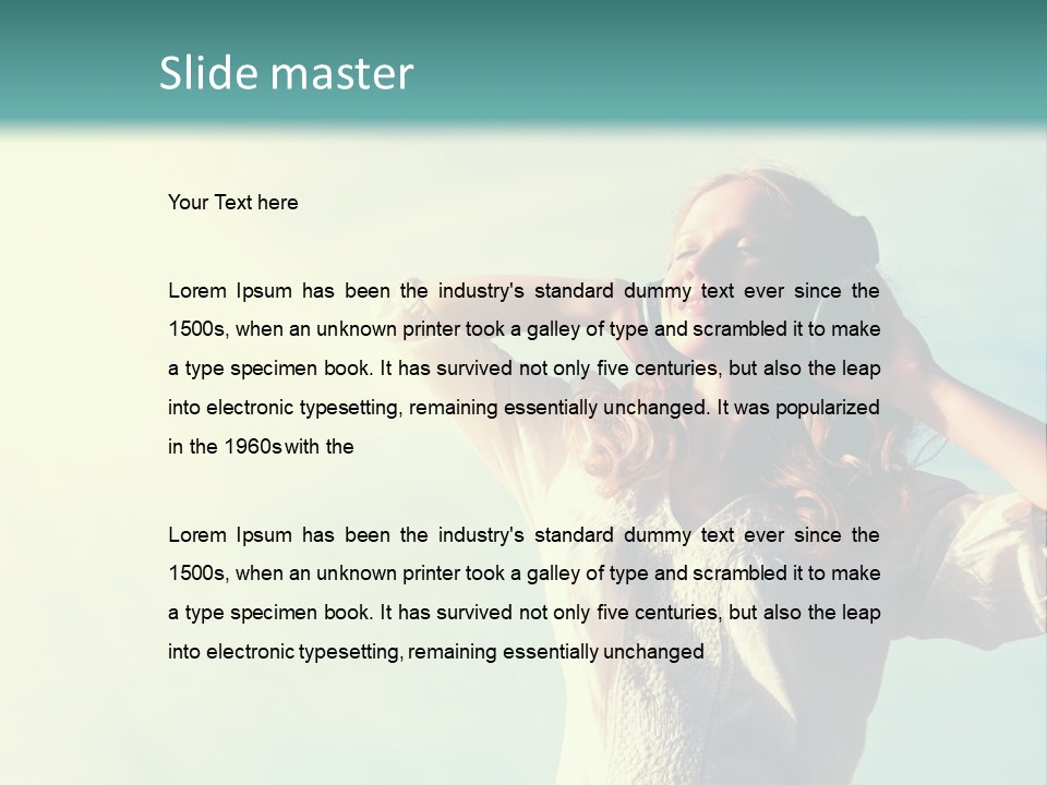 Joy Leisure Music PowerPoint Template