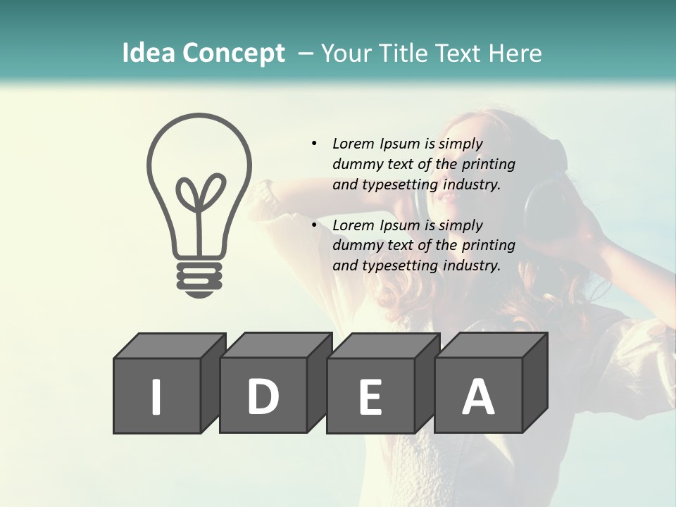 Joy Leisure Music PowerPoint Template