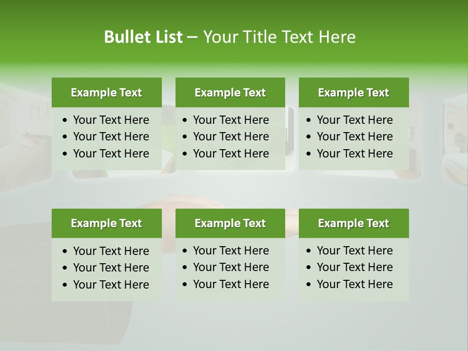 Modern Home Interior PowerPoint Template