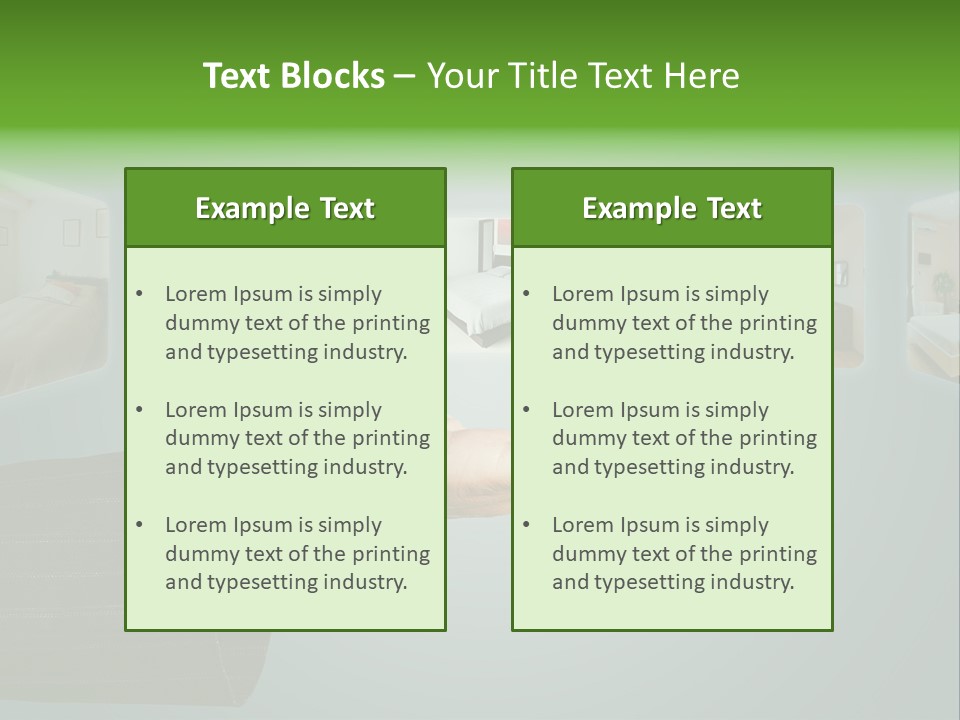 Modern Home Interior PowerPoint Template
