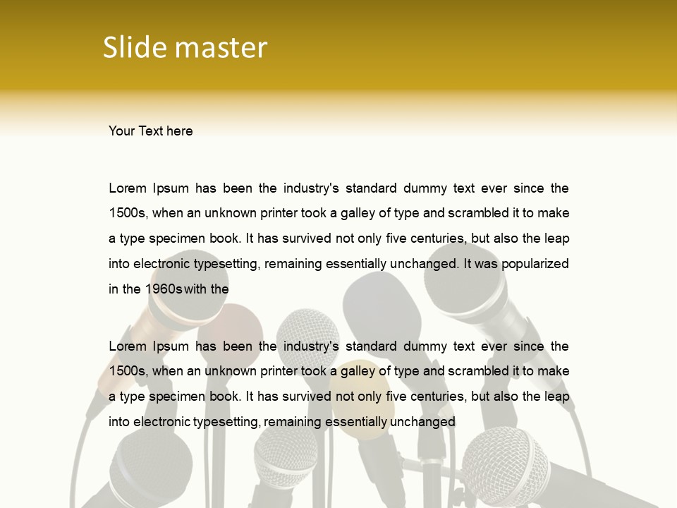 Voice Media Aligned PowerPoint Template