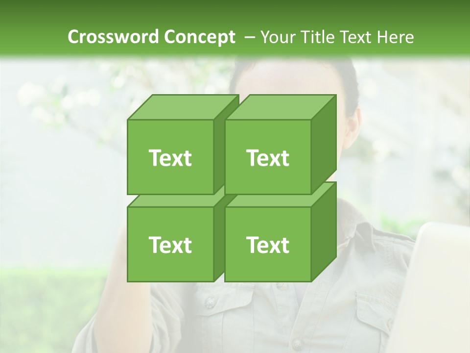 A Woman Giving A Thumbs Up While Holding A Laptop PowerPoint Template