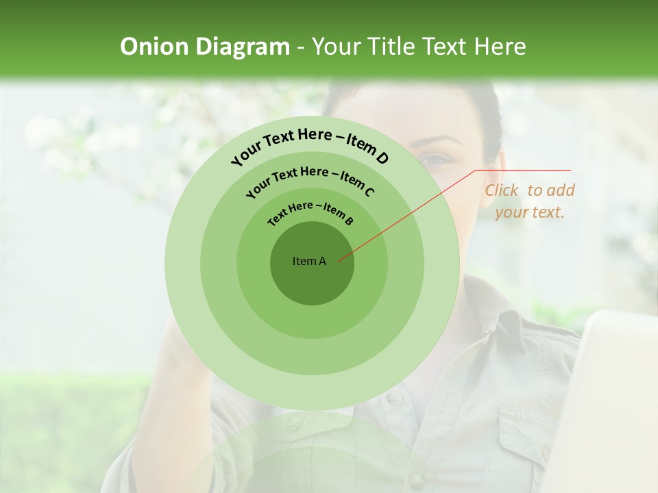 A Woman Giving A Thumbs Up While Holding A Laptop PowerPoint Template