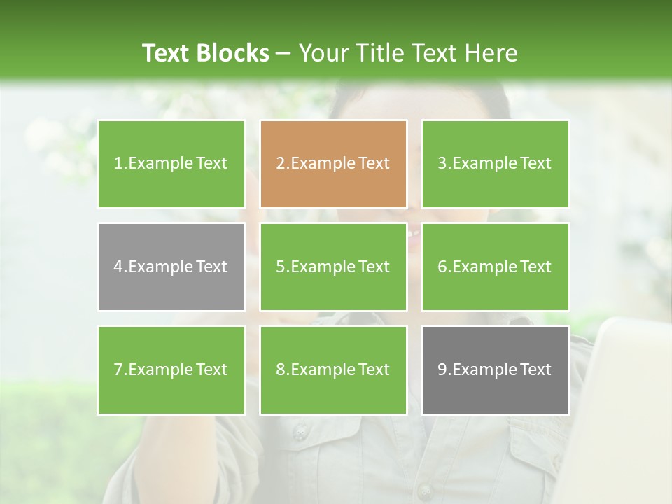 A Woman Giving A Thumbs Up While Holding A Laptop PowerPoint Template