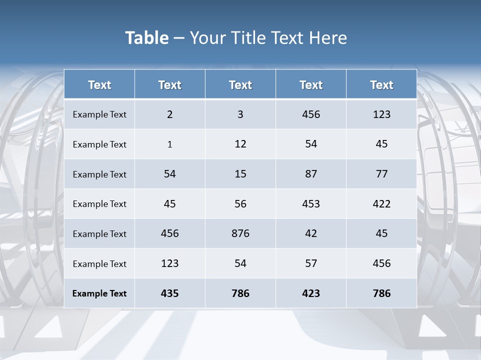 An Escalator Is Shown With A Blue Sky In The Background PowerPoint Template