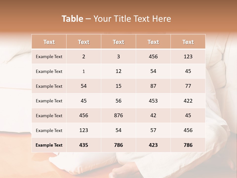 Comfort Portrait Care PowerPoint Template