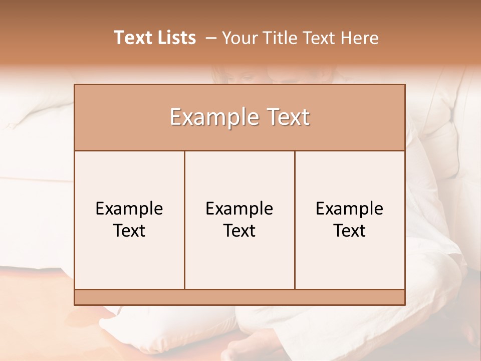 Comfort Portrait Care PowerPoint Template