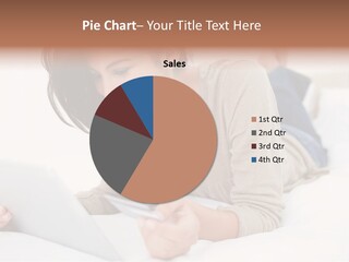 Hands Laying Brunette PowerPoint Template