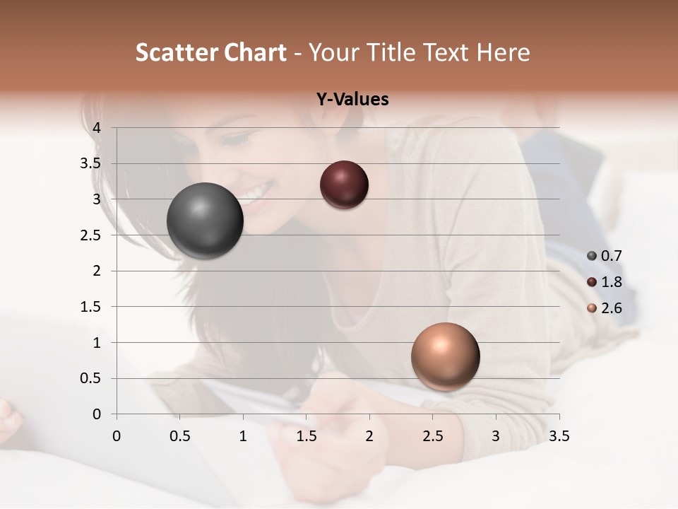 Hands Laying Brunette PowerPoint Template