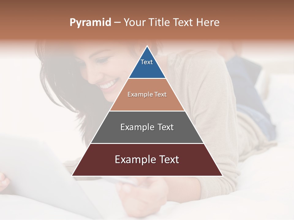 Hands Laying Brunette PowerPoint Template