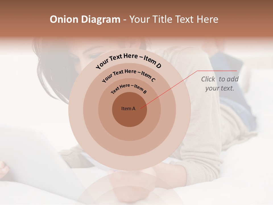 Hands Laying Brunette PowerPoint Template