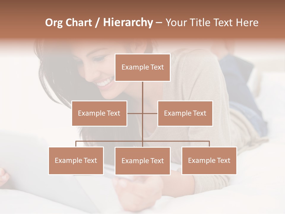 Hands Laying Brunette PowerPoint Template