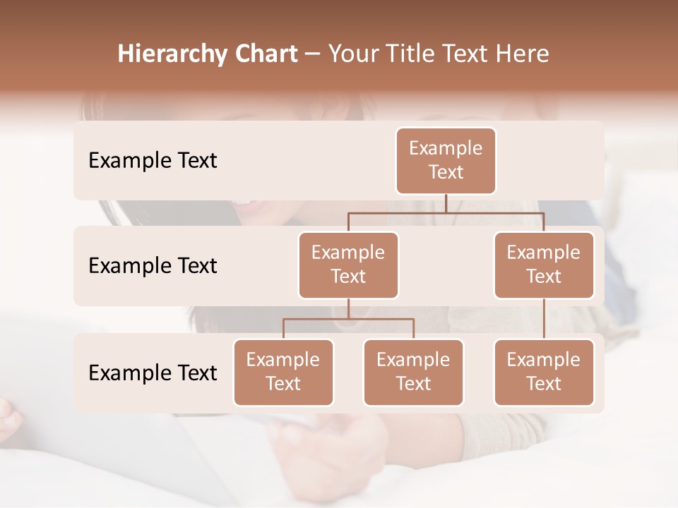 Hands Laying Brunette PowerPoint Template