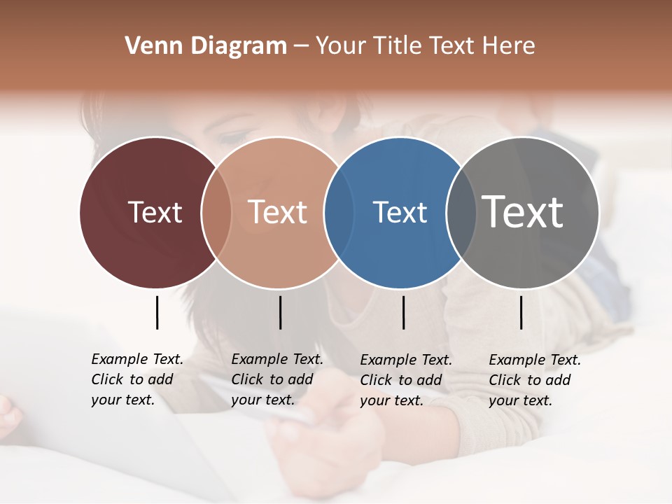 Hands Laying Brunette PowerPoint Template