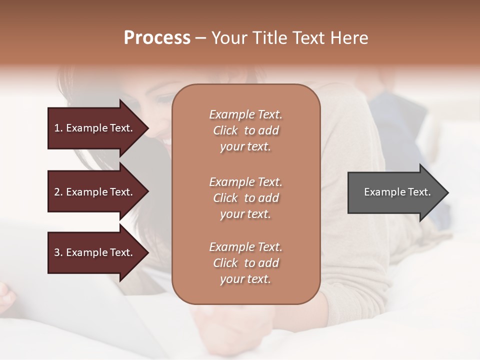 Hands Laying Brunette PowerPoint Template