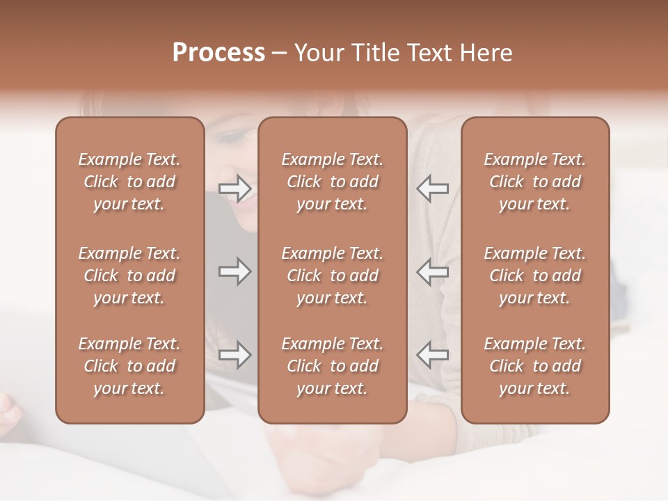 Hands Laying Brunette PowerPoint Template