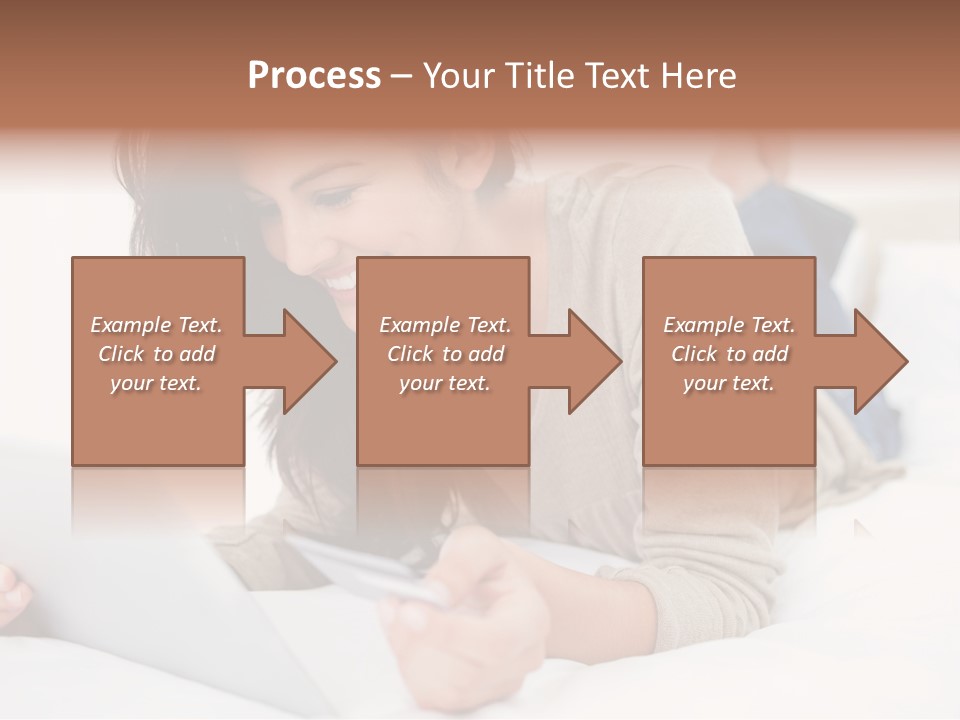 Hands Laying Brunette PowerPoint Template